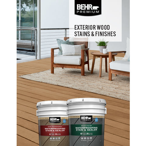 Exterior Wood Stains & Finishes Product Line Brochure