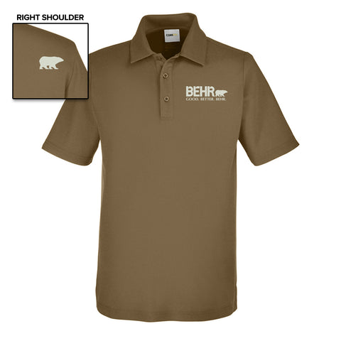 Work Wear Mens Polo Coyote Brown