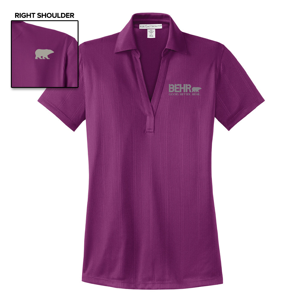 Work Wear Ladies Polo Violet Purple