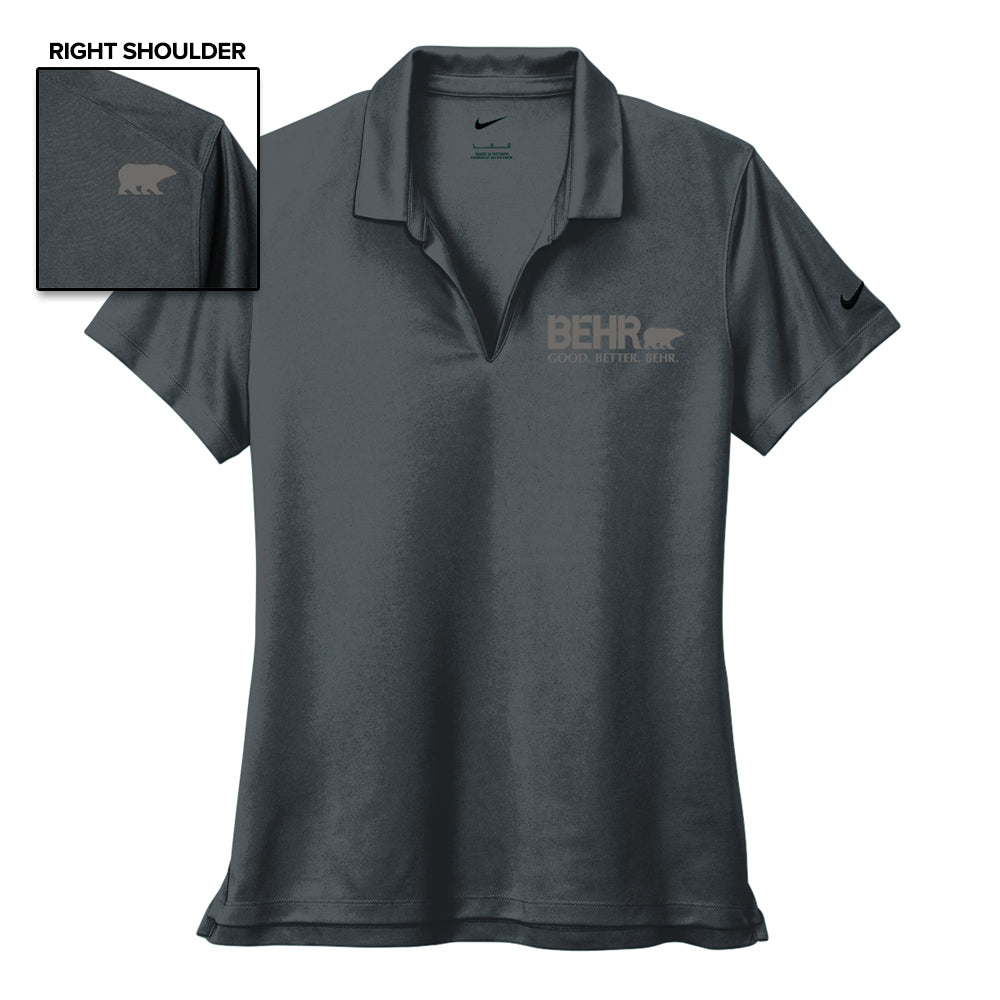 Work Wear Ladies Polo Nike Anthracite