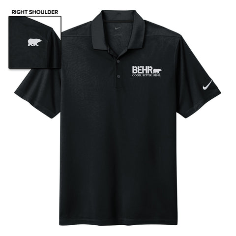 Work Wear Mens Polo Nike Black