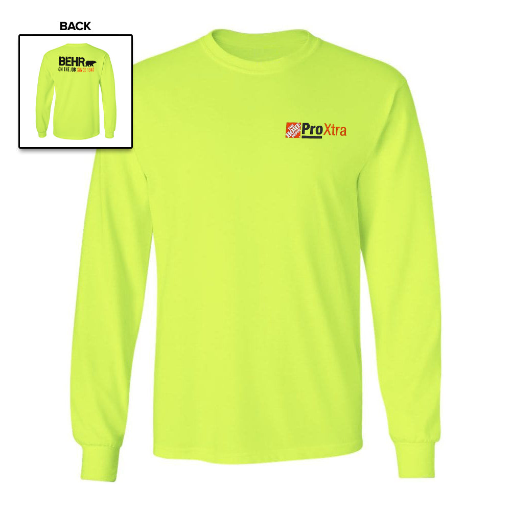 Behr Pro Yellow Long Sleeve T-Shirts (Sales Collateral)