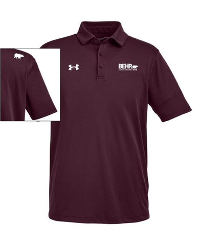 Work Wear Mens Polo Under Armour Maroon (St. Andrew)