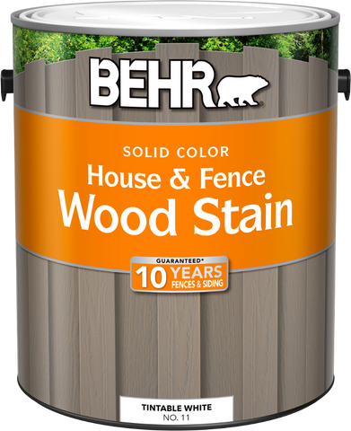 BEHR® Solid Color House & Fence Wood Stain