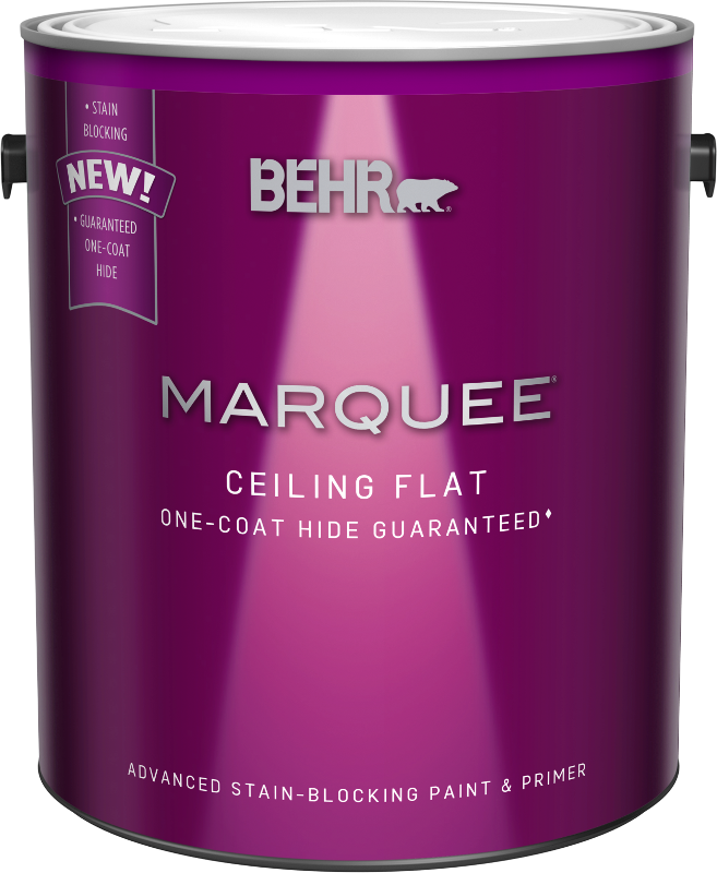 BEHR MARQUEE® Stain-Blocking Paint and Primer Ceiling Paint