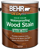 BEHR® DECKplus™ Solid Color Waterproofing Wood Stain