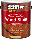 BEHR® DECKplus™ Semi-Transparent Waterproofing Wood Stain - TINT BASE NO. 3077