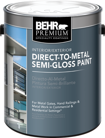 BEHR PREMIUM® Direct to Metal Paint RED/BLACK