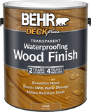 BEHR® DECKplus™ Transparent Waterproofing Wood Finish