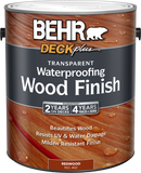 BEHR® DECKplus™ Transparent Waterproofing Wood Finish