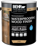 BEHR PREMIUM® Transparent Waterproofing Wood Finish
