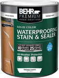 BEHR PREMIUM® Solid Color Waterproofing Stain & Sealer - TINTABLE