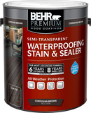 BEHR PREMIUM® Semi-Transparent Waterproofing Stain & Sealer