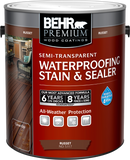 BEHR PREMIUM® Semi-Transparent Waterproofing Stain & Sealer