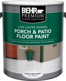 BEHR PREMIUM® Porch & Patio Floor Paint - Low-Lustre Enamel - Tintable