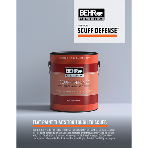 Behr Ultra Scuff Defense Demo Card (Sales Collateral)