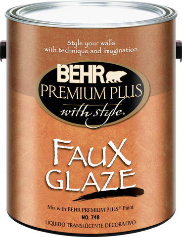 BEHR PREMIUM PLUS WITH STYLE® Faux Glaze