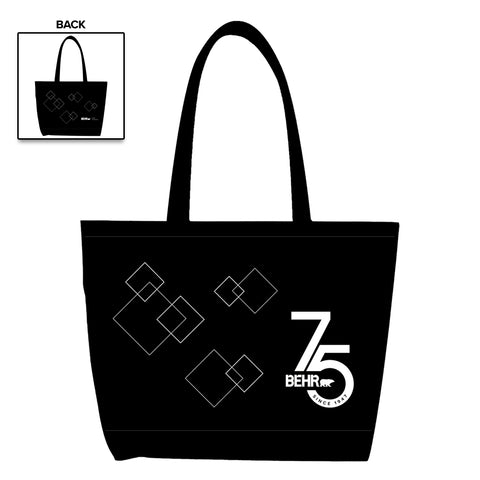 Behr 75th Anniversary Tote Bag Black