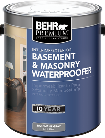 BEHR PREMIUM® Basement & Masonry Waterproofer - Basement Gray