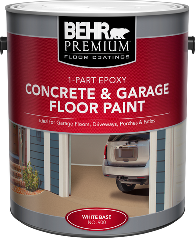 BEHR PREMIUM® 1-Part Epoxy Concrete & Garage Floor Paint