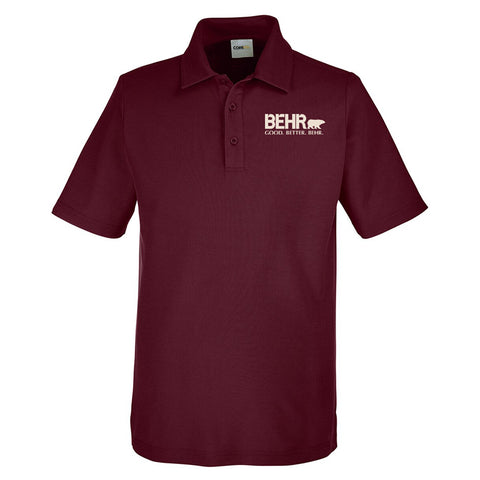 Work Wear Mens Polo Burgundy