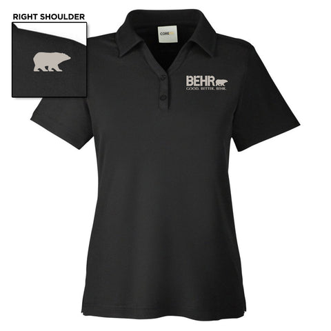 Work Wear Ladies Polo Black