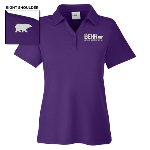 Work Wear Ladies Polo Purple