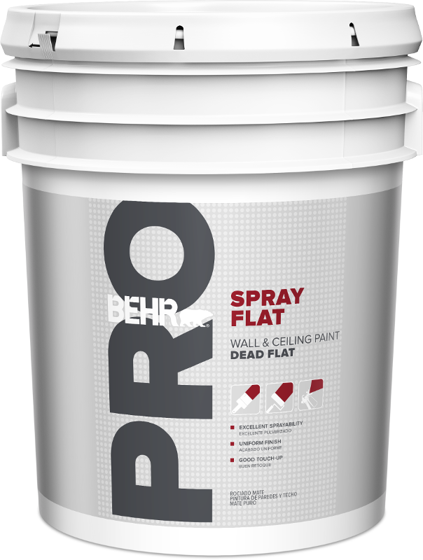 BEHR PRO™ i100 Interior Spray Flat Wall and Ceiling No. PR105