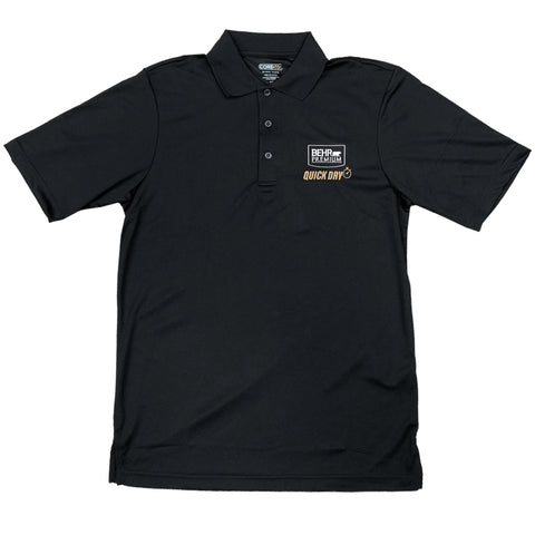 Polo Men Quick Dry Black