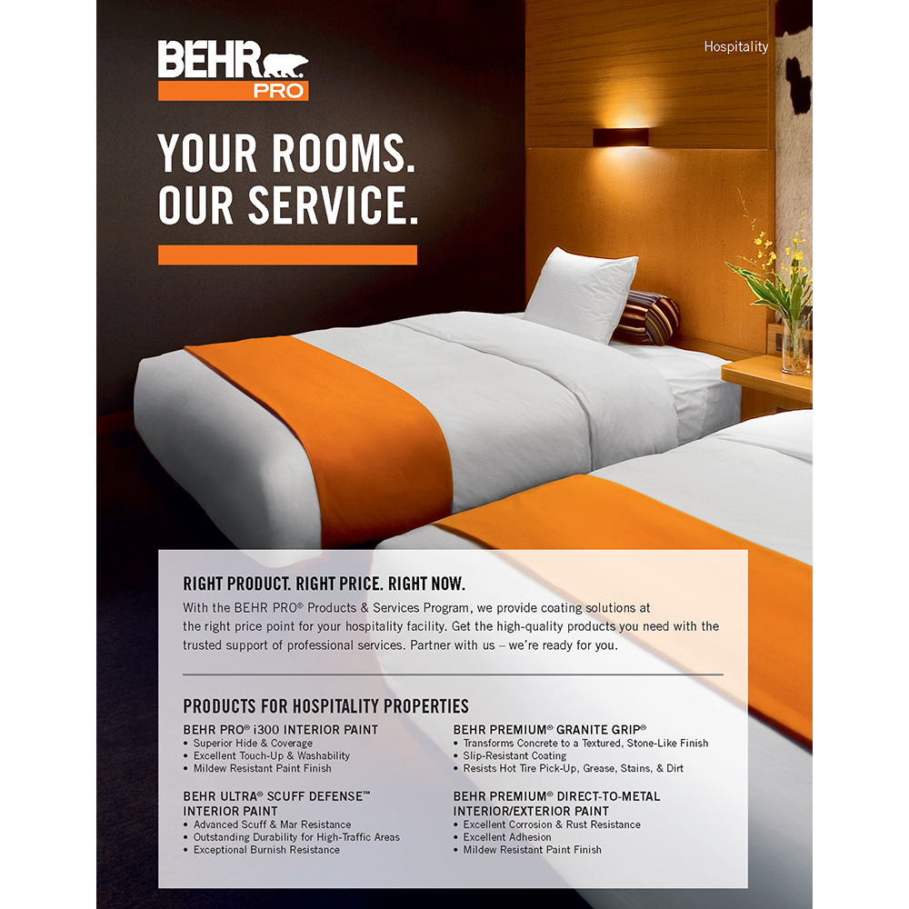 SELL SHEET PRO HOSPITALITY (Sales Collateral)