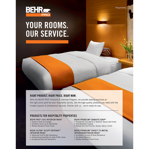 SELL SHEET PRO HOSPITALITY (Sales Collateral)