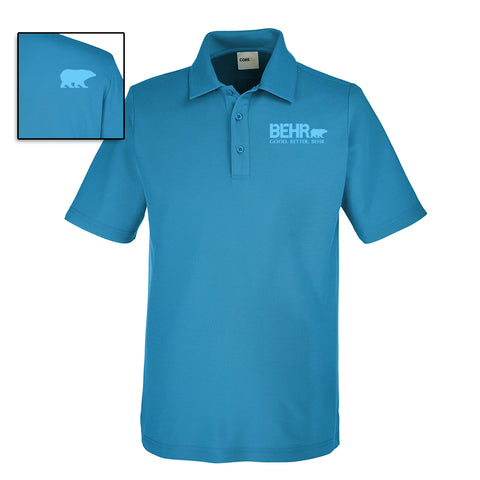 Work Wear Mens Polo Electric Blue