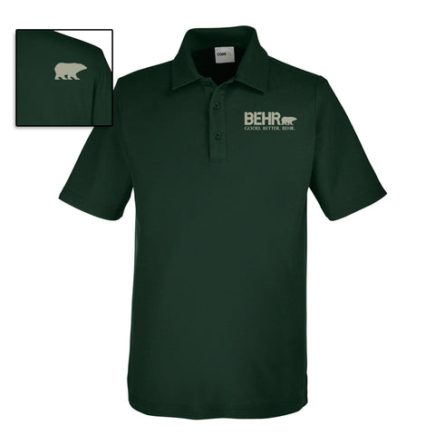 Work Wear Mens Polo Forest Green